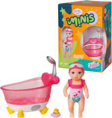 Set de joacă BABY born Minis cu păpușă Minis Amy și Rață, 906101 Zapf Creation