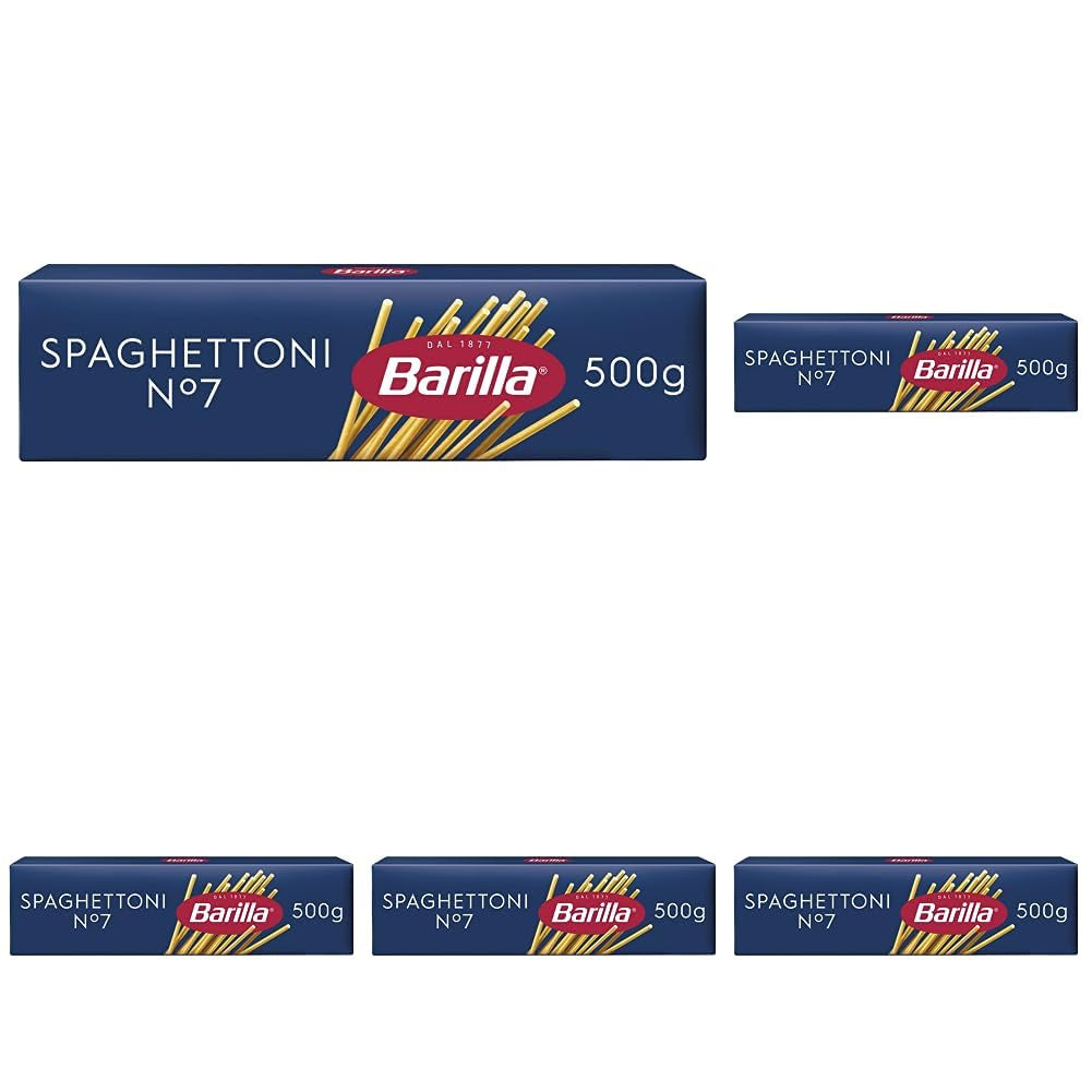 Barilla Classic Spaghetti nr 7 makaron z pszenicy durum, zawsze al dente (1 x 500 g)