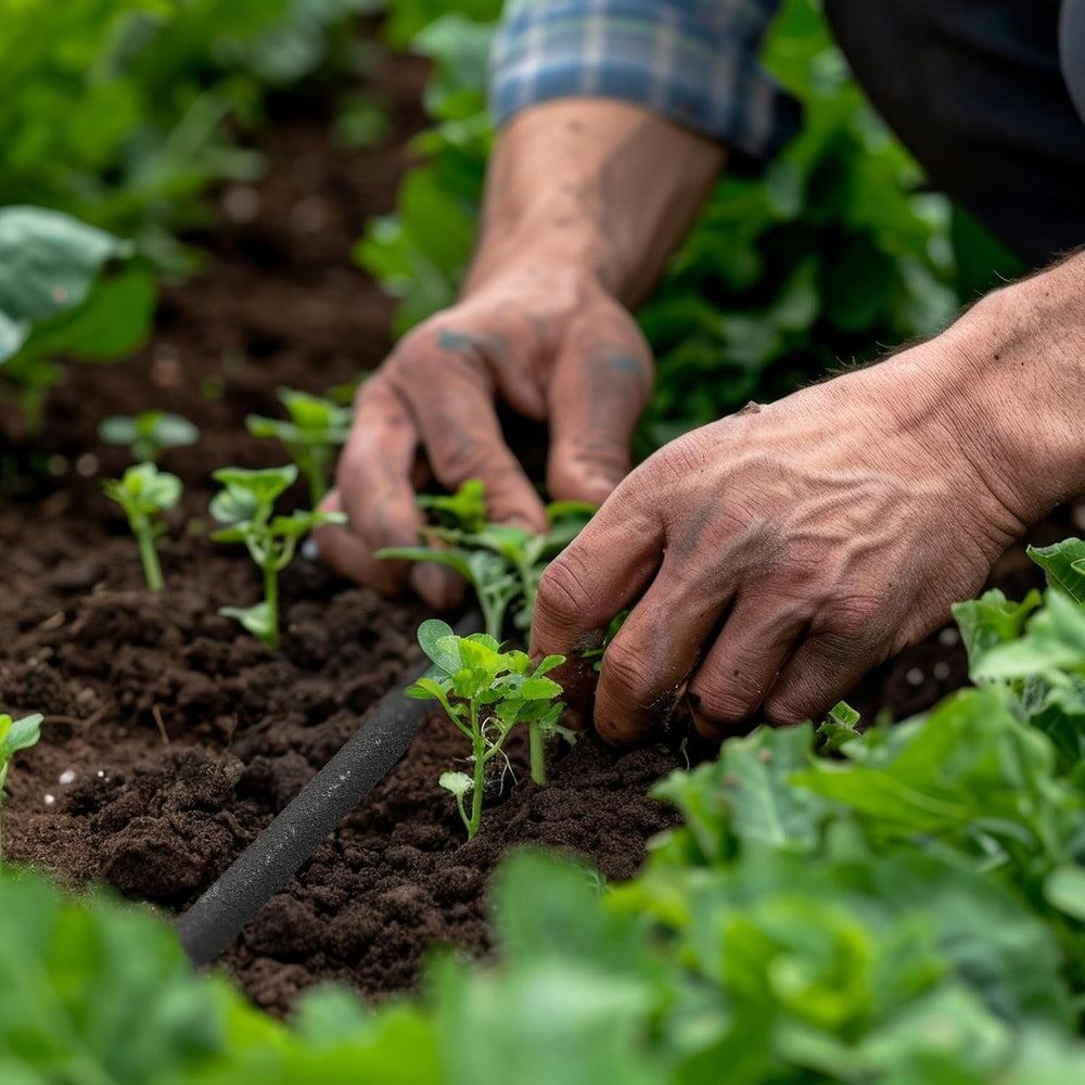 Furtun de picurare Relaxdays, 50 m, furtun de udare pentru udarea straturilor înalte și a gardurilor vii, furtun de grădină, negru