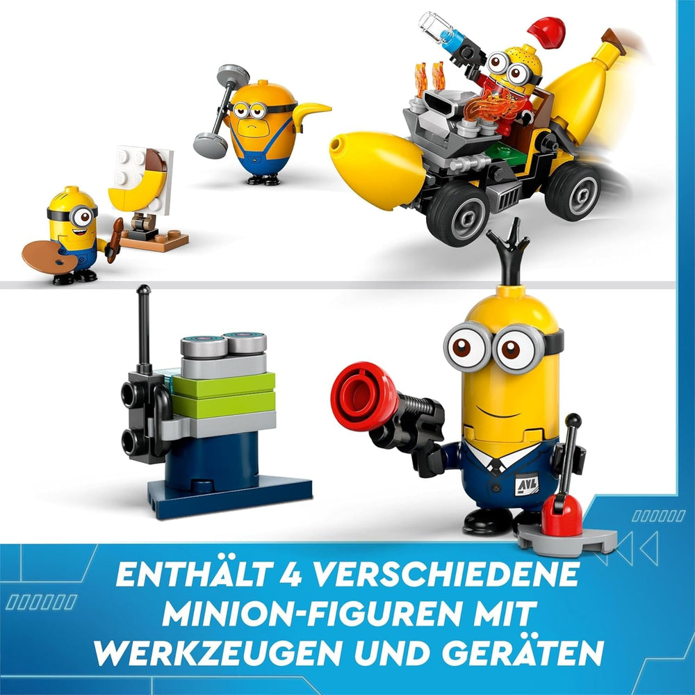 LEGO I — 4 stworki i maszyna bananowa Simply Incorrigible dla dzieci — Po prostu niepoprawne 4 stworki dla dzieci Kreatywny prezent dla chłopców i dziewcząt w wieku 6 lat 75580 Zestawy do budowania Beuche den LEGO-Store