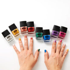 - Metaliczny lakier do paznokci - 10 ml - Dla fascynujących metalicznych paznokci - Złoto