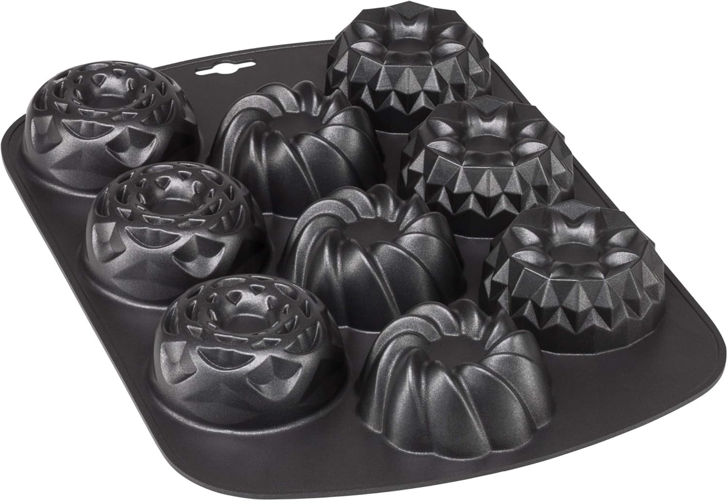 Forma na 9 babeczek Gugelhupf Original Kaiser Inspiration, 38 x 27 cm, z powłoką nieprzywierającą Naty Shop