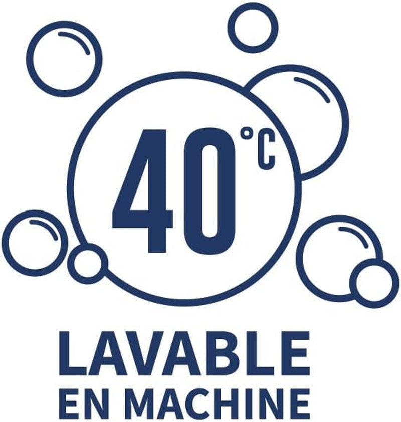 Bleu Câlin Printed 1-osobowa kołdra Hermance, poliester, niebieski/szary, 140 x 200 cm Kołdry i kołdry Naty Shop