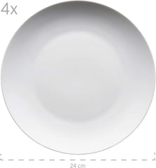 Mäser Kombiservice, Porzellan Barca, Weiß Zestawy zastawy stołowej Naty Shop