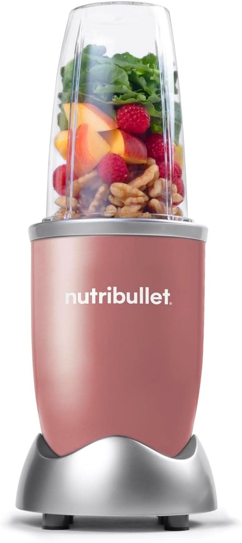 Nutribullet Pro, 900 Watt Leistung, Einfach Und Schnell in Der Anwendung, Kompakt, Leicht Zu Reinigen, Mit 700 Ml Becher, Smoothiemixer, Smoothie Maker, Elektrischer Mixer, NB904B, Schwarz Mother and Child Naty Shop Rose Gold Basispaket