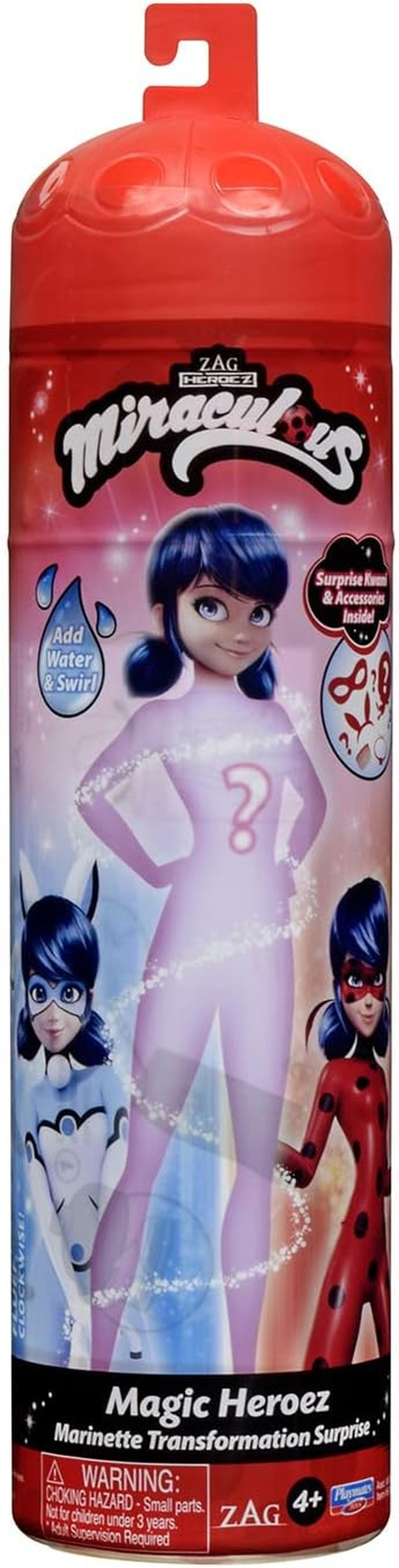 Bandai - Cudowna Biedronka - Lalka Marinette Zmiana Koloru Niespodzianka - Cudowna Lalka z Przegubami, 26 cm + 3 Niespodzianki - Losowy Model - P50390 Dolls Naty Shop