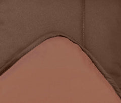 Poszwa na kołdrę Calgary Poliester Czekolada/Mokka, Poliester, Czekolada/Mokka, 240X220X1 cm Pościele i kołdry Naty Shop