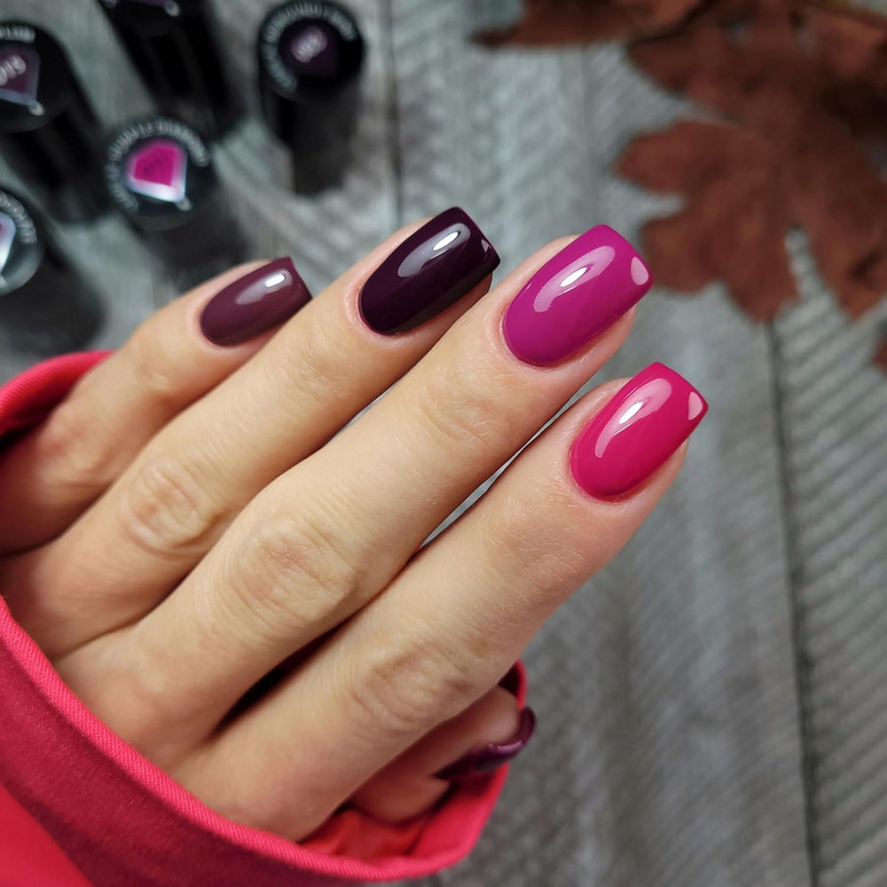 Lakier UV do paznokci Semilac 030 Ciemna Czekolada 7ml Kolekcja Allure