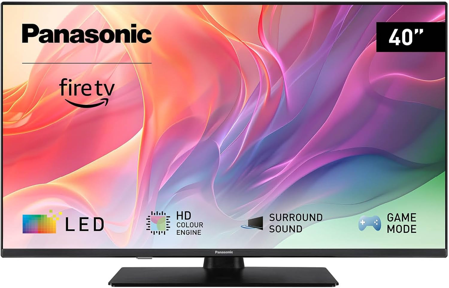 Panasonic TV-40S55AEZ, seria S55A, televizor inteligent LED Full HD de 40 de inci, 2024, Fire TV, HD Color Engine, HDR, control vocal Alexa, mod de gaming, player media, pentru o experiență vizuală excepțională