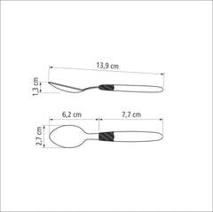 Tramontina Ipanema Zestaw sztućców dla 6 osób, zestaw 30 sztuk, stal nierdzewna Kitchen Naty Shop