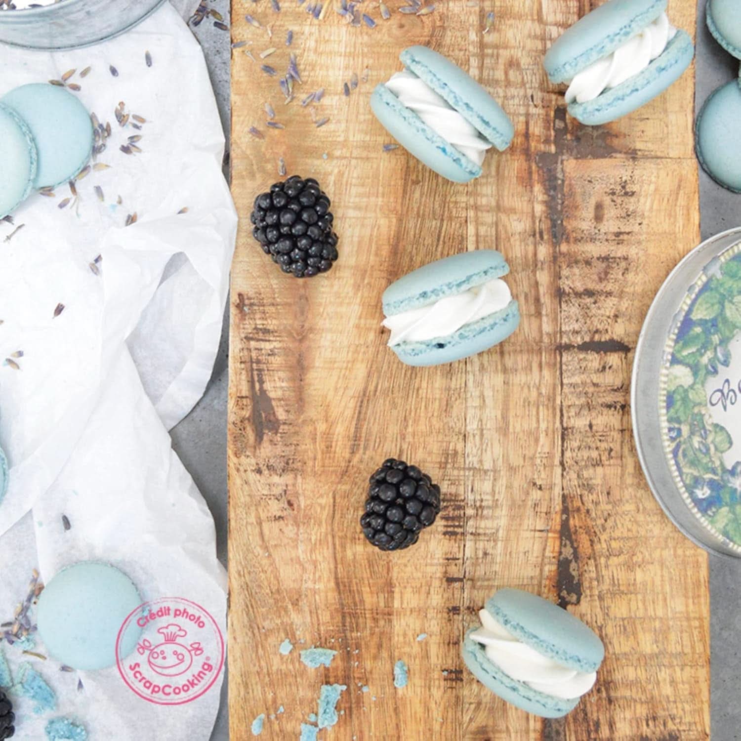 Scrapcooking, barwnik spożywczy w proszku, pastelowy błękit, 5 gramów Naty Shop