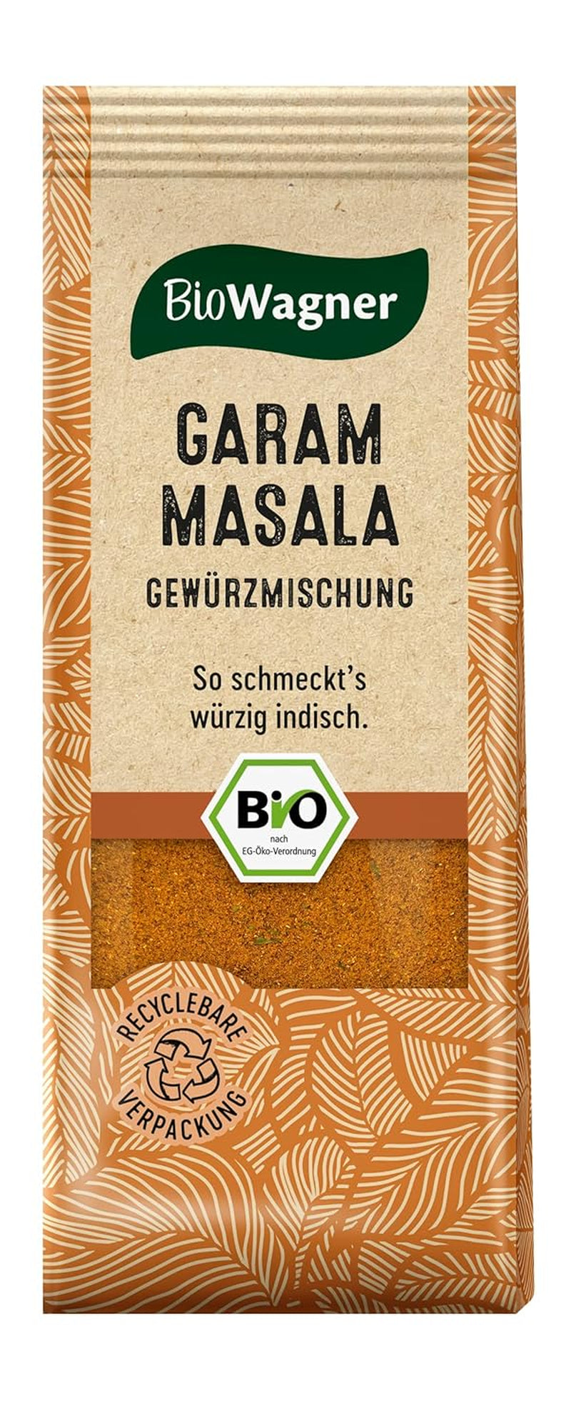 BioWagner - Bio Ras el Hanout, Gewürzmischung für orientalische und arabische Gerichte, idealny do kuskusu, tajine lub hummus, naturbelassene Bio-Zutaten, opakowanie Verpackung nadające się do recyklingu, 50 g