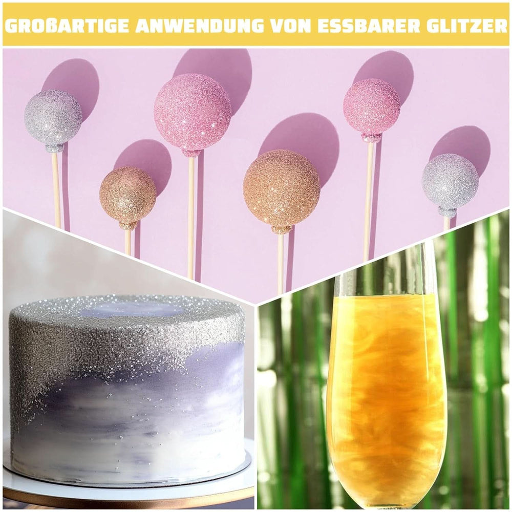 Brokat jadalny, proszek, 5 gramów Glitter Naty Shop