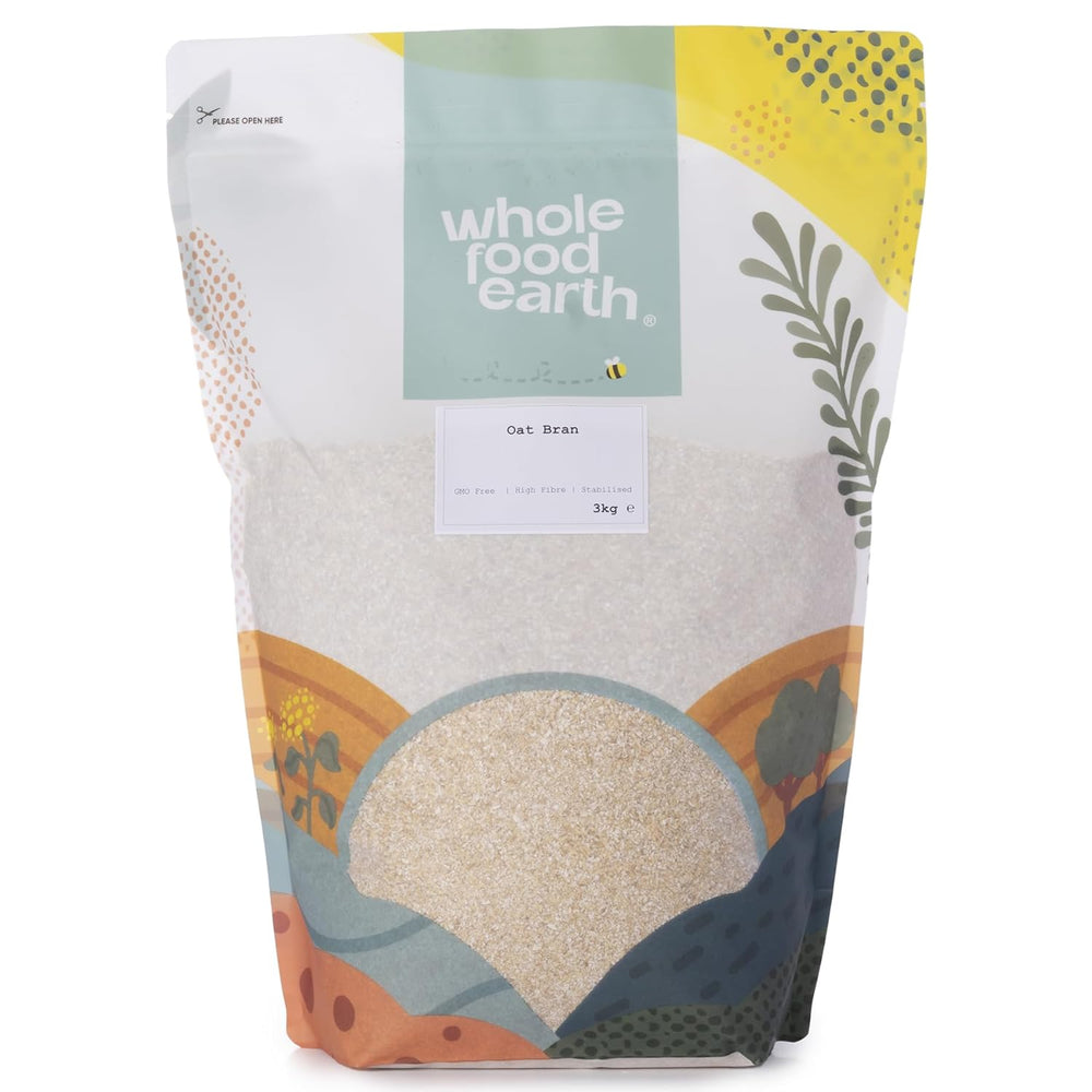 Wholefood Ziemia stabilizowana otręby owsiane 2 kg | Bez GMO | Bogaty w błonnik