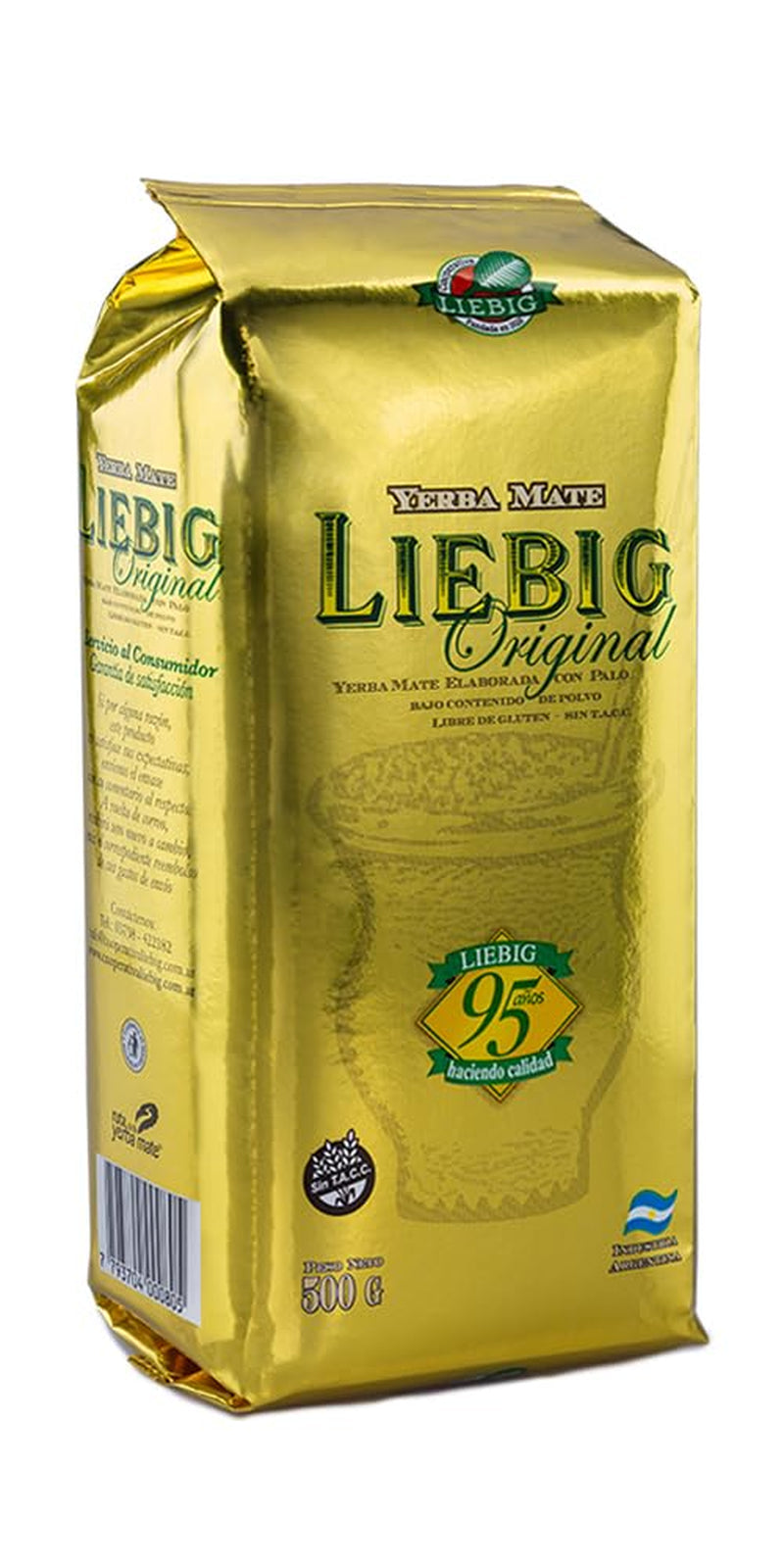 Liebig Original 500G - Ceai Mate din Argentina cu bucăți de tulpină