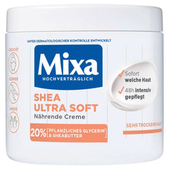 Mixa Shea Nourishing Cream, pentru față, corp și mâini, 400 ml Cosmetice si Infrumusetare Naty Shop