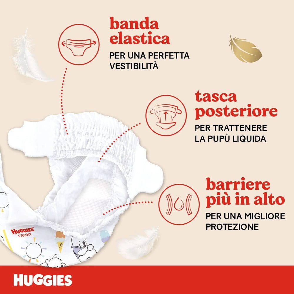 Huggies Extra Care Pieluchy dziecięce, rozmiar 1 (2-5 kg), opakowanie 28 szt. Matka i Dziecko Naty Shop