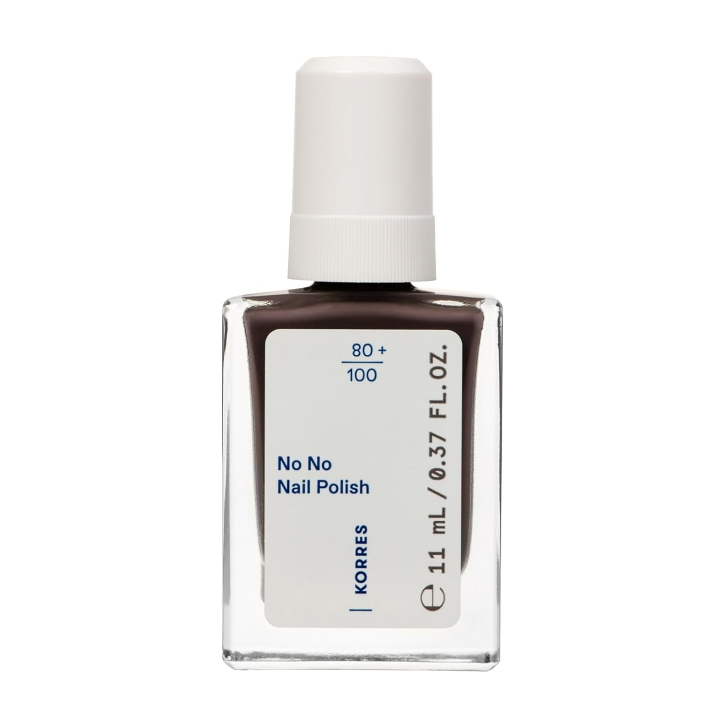 Baza do lakieru KORRES No No - 10% baza wegańska bez uwalniania, dla długotrwałego, odpornego na odpryski koloru, 11 ml - naturalnie wypielęgnowane paznokcie, bez substancji szkodliwych