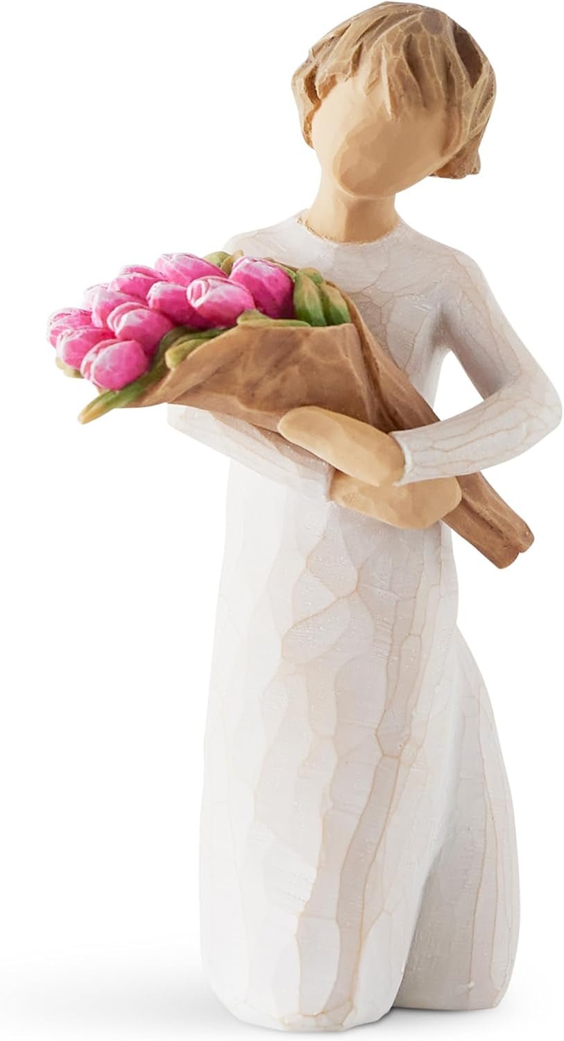 Figurină cu speranță luminoasă Statuete si sculpturi Naty Shop Roz