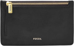 Fossil Ladies Logan Card Case Portofel Femei Naty Shop Negru 13.7922 Cm X 0.381 Cm X 8.509 Cm