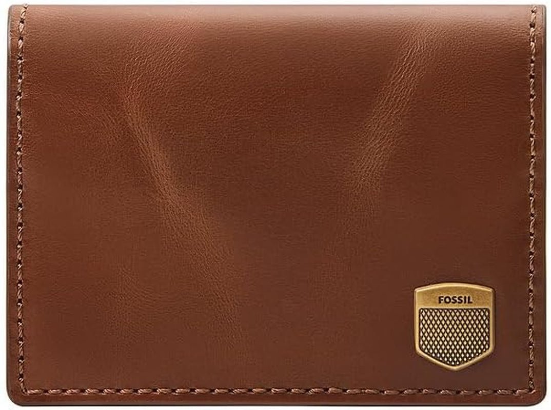 Fossil pentru bărbați Hayes Card Case Bifold Portofel Barbati Naty Shop Maro deschis