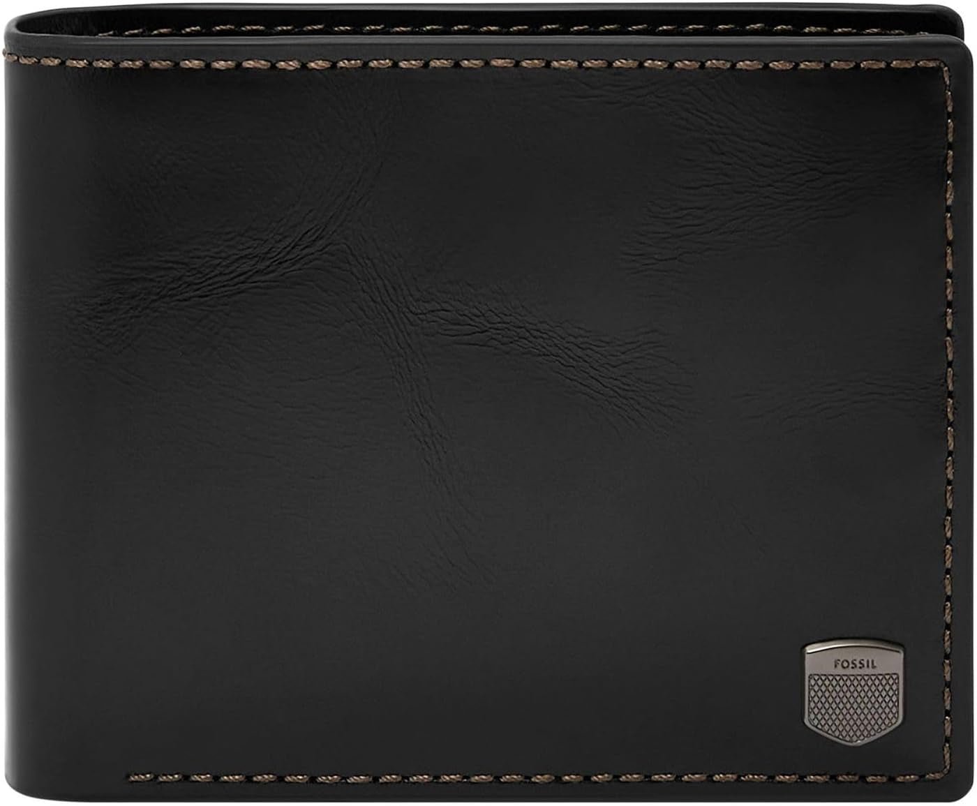 Fossil pentru bărbați Hayes Card Case Bifold Portofel Barbati Naty Shop Negru închis