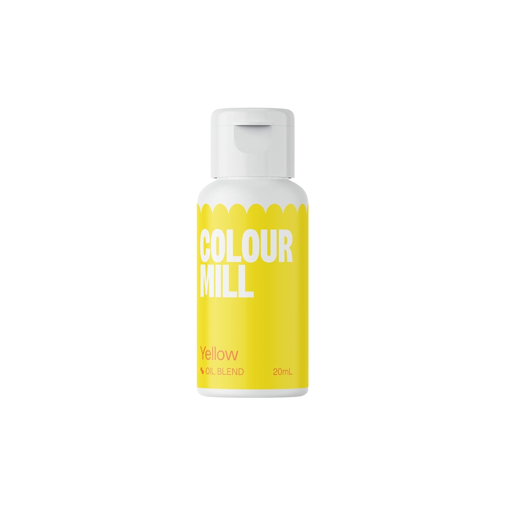 Barwnik spożywczy na bazie oleju Mieszanka olejów, 20 ml Naty Shop Yellow 20 ml