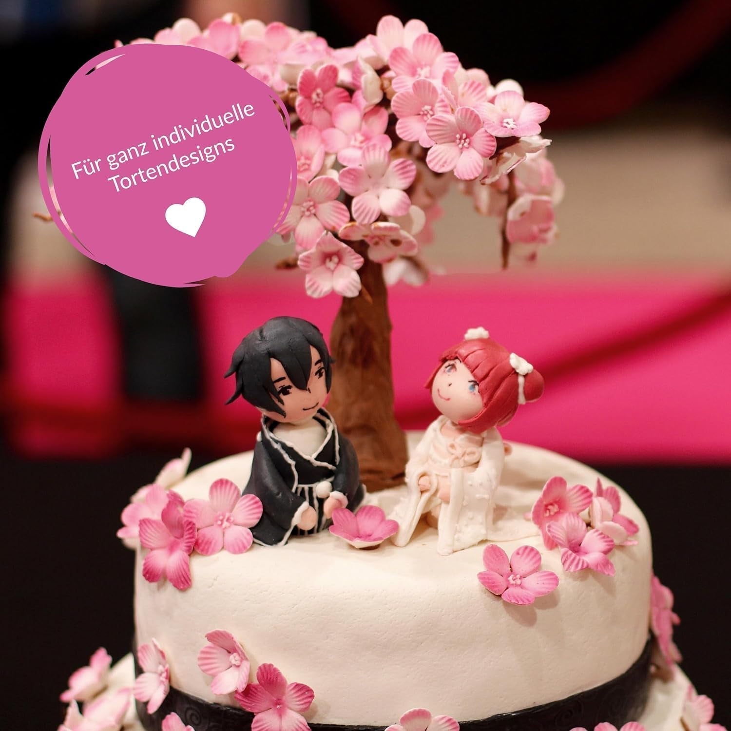 GoodBake fondant negru 500g, fondant rulat pentru acoperirea, modelarea, decorarea prăjiturilor, figurilor, florilor de zahăr și multe altele, fără ulei de palmier, vegan, fără gluten Pasta de zahar Naty Shop