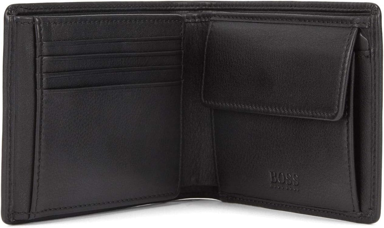 Hugo Boss bărbați Arezzo articole sportive, negru, 12 cm UE Portofel Barbati Naty Shop