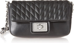 KARL LAGERFELD Agyness crossbody geanta de umăr Genti Femei Naty Shop Negru/argintiu