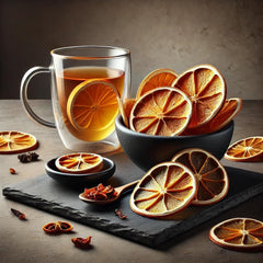 Knabberkraft Felii de portocale uscate 100g - Gustare și aromă naturală | Perfect pentru ceai, deserturi, decorațiuni și multe altele | Bogate în vitamina C și fără aditivi Produse deshidratate Naty Shop