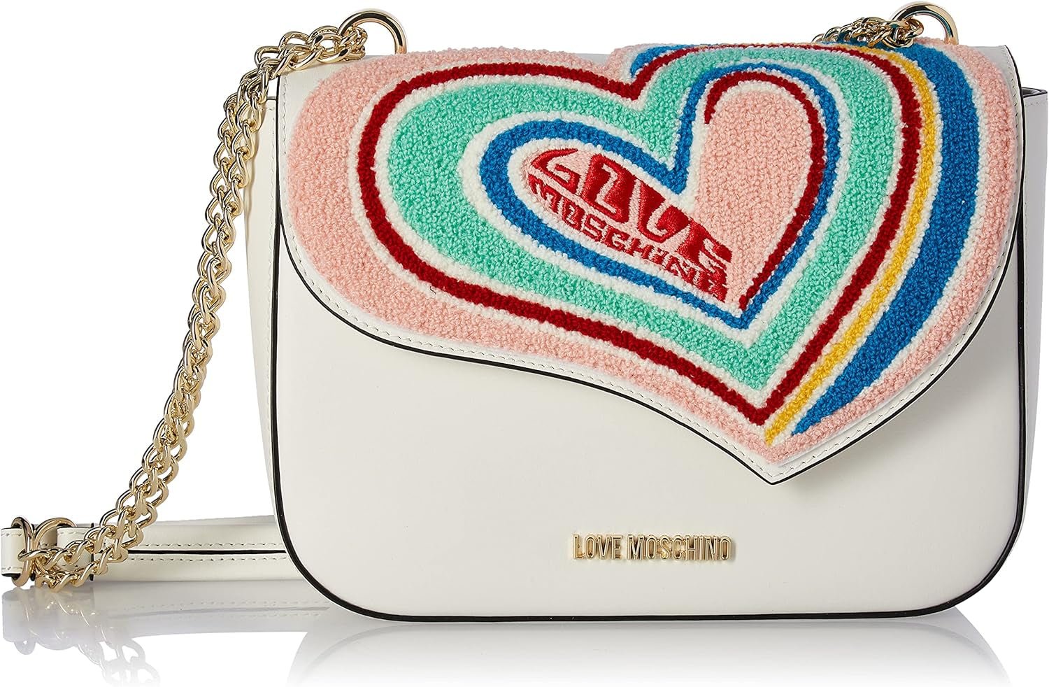 Love Moschino Borsa a Spalla geantă de umăr Genti Femei Naty Shop Alb