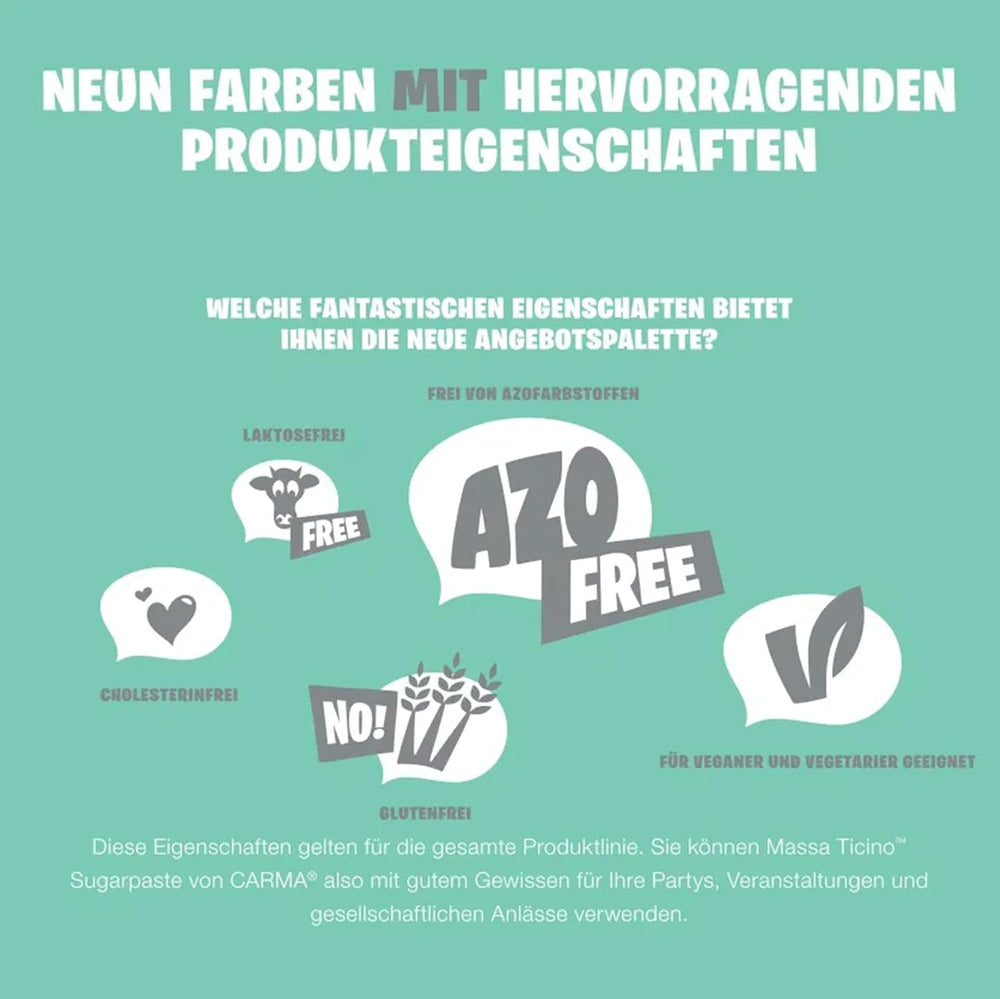 Massa Ticino Set 1x Fondant alb 250g și 1x Fondant negru 250g - Pastă de zahăr premium pentru prăjituri, roll fondant - Perfect pentru prăjituri, modelare și decorațiuni - Fondant pentru brutari profesioniști și amatori Pasta de zahar Naty Shop