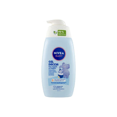 NIVEA BABY gel de duș pentru păr pe picioare 500 ml, baie cu bule pentru copii pentru piele și păr moale și curat, baie pentru copii cu protecție împotriva lacrimilor, șampon hidratant și moale pentru copii Copii - Baie si Skincare Naty Shop Titlu implicit