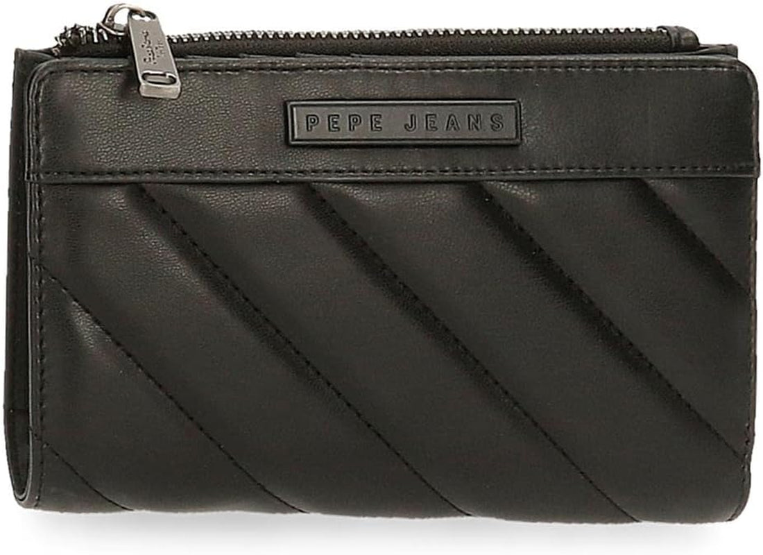 Pepe Jeans, portofel Portofel Femei Naty Shop Negru Portofel Pentru titular de card