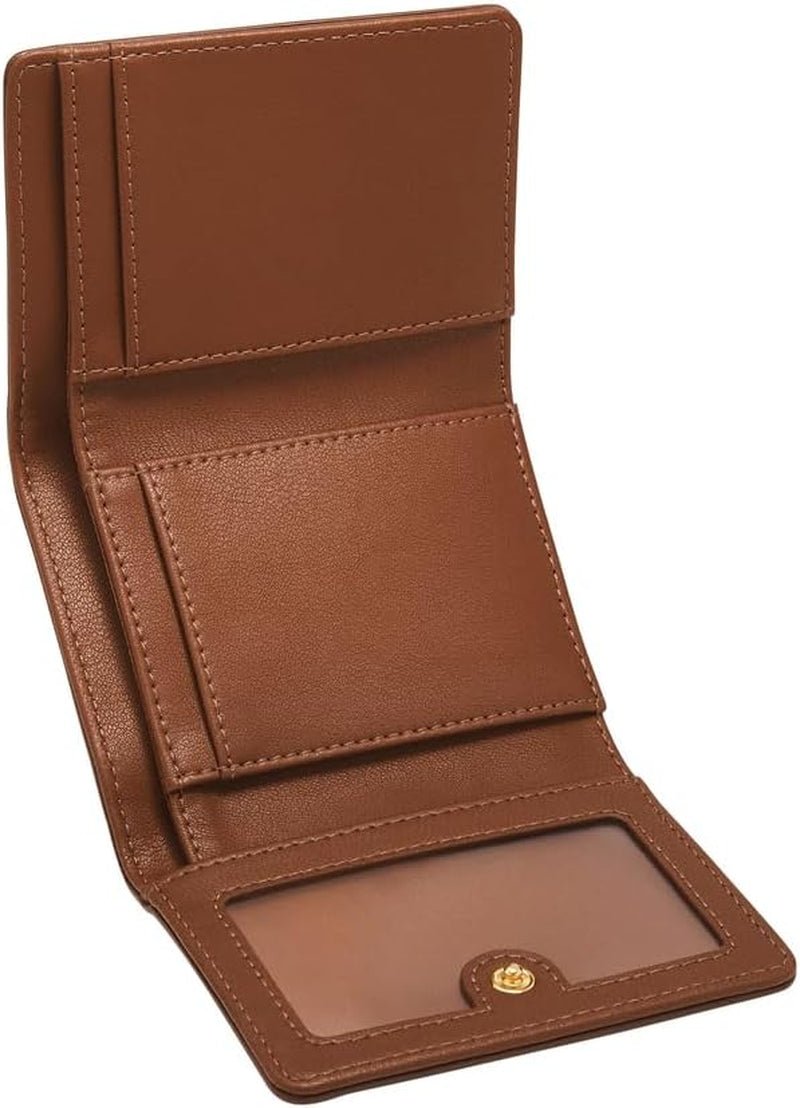 Portofel Fossil Logan Tri-Fold pentru femei, maro Portofel Femei Naty Shop