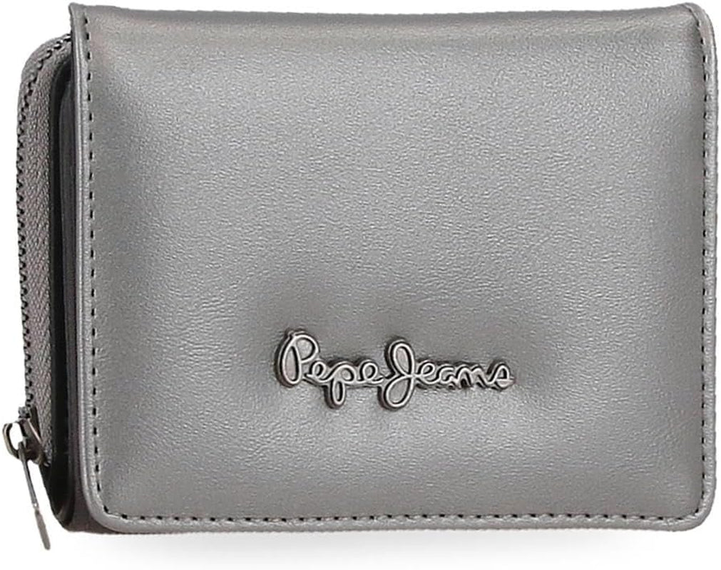 Portofel Pepe Jeans Ruby, poșetă, portofel, realizat din poliester și cu detalii din piele artificială. Compartimente, fermoare. De la Joumma Bags Portofel Femei Naty Shop Antracit Portofel