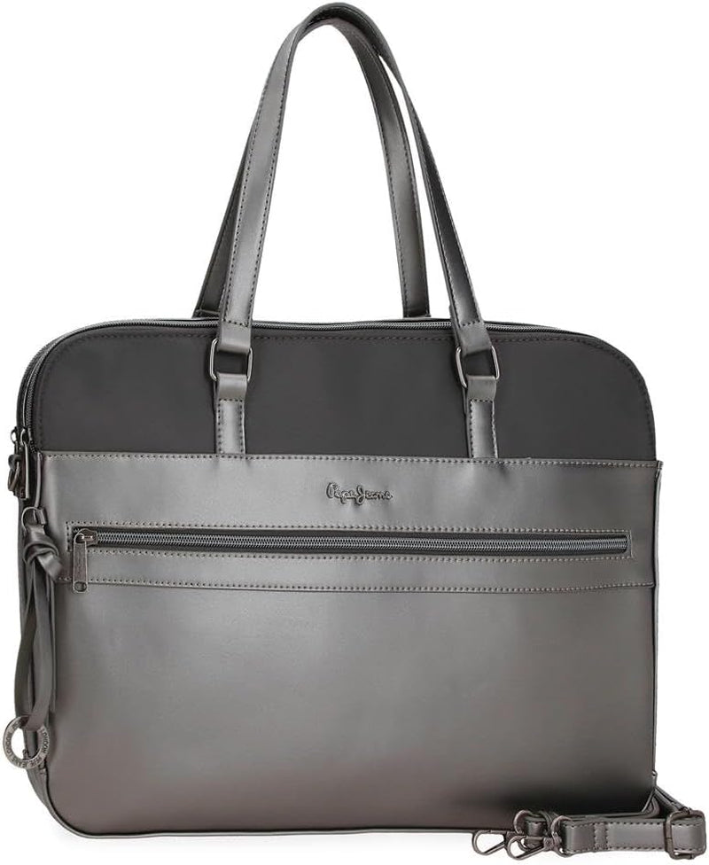 Portofel Pepe Jeans Ruby, poșetă, portofel, realizat din poliester și cu detalii din piele artificială. Compartimente, fermoare. De la Joumma Bags Portofel Femei Naty Shop Antracit Servieta Pc