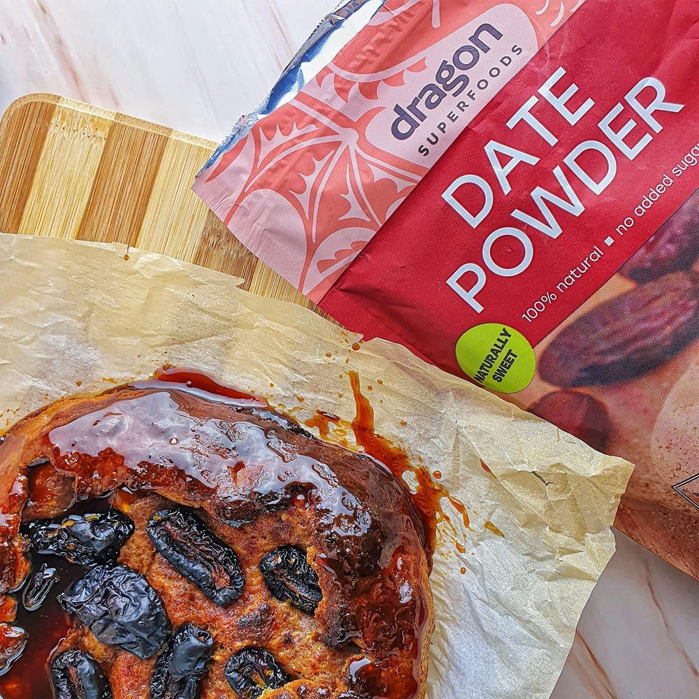 Pudră de curmale 100% organică, vegană și fără gluten, dulce natural, 6 x 250g multipack Produse deshidratate Naty Shop