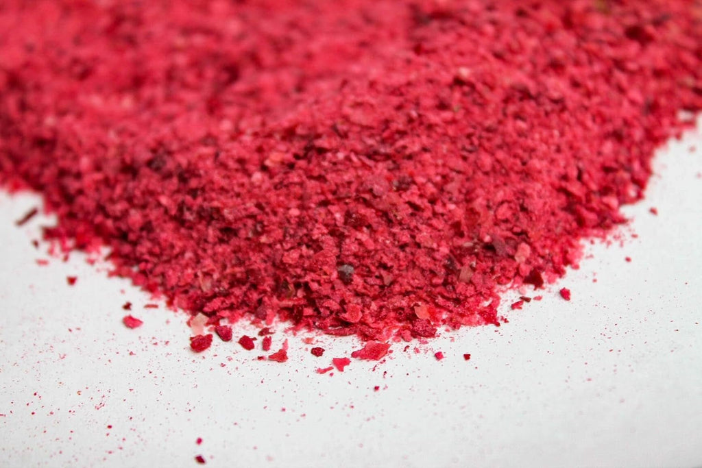 Pudră de merișor liofilizată 250g - Pudră de fructe liofilizate - Pudră de merișor liofilizată pentru coacere, smoothie și muesli - Pudră de merișor 100% naturală fără aditivi Produse deshidratate Naty Shop