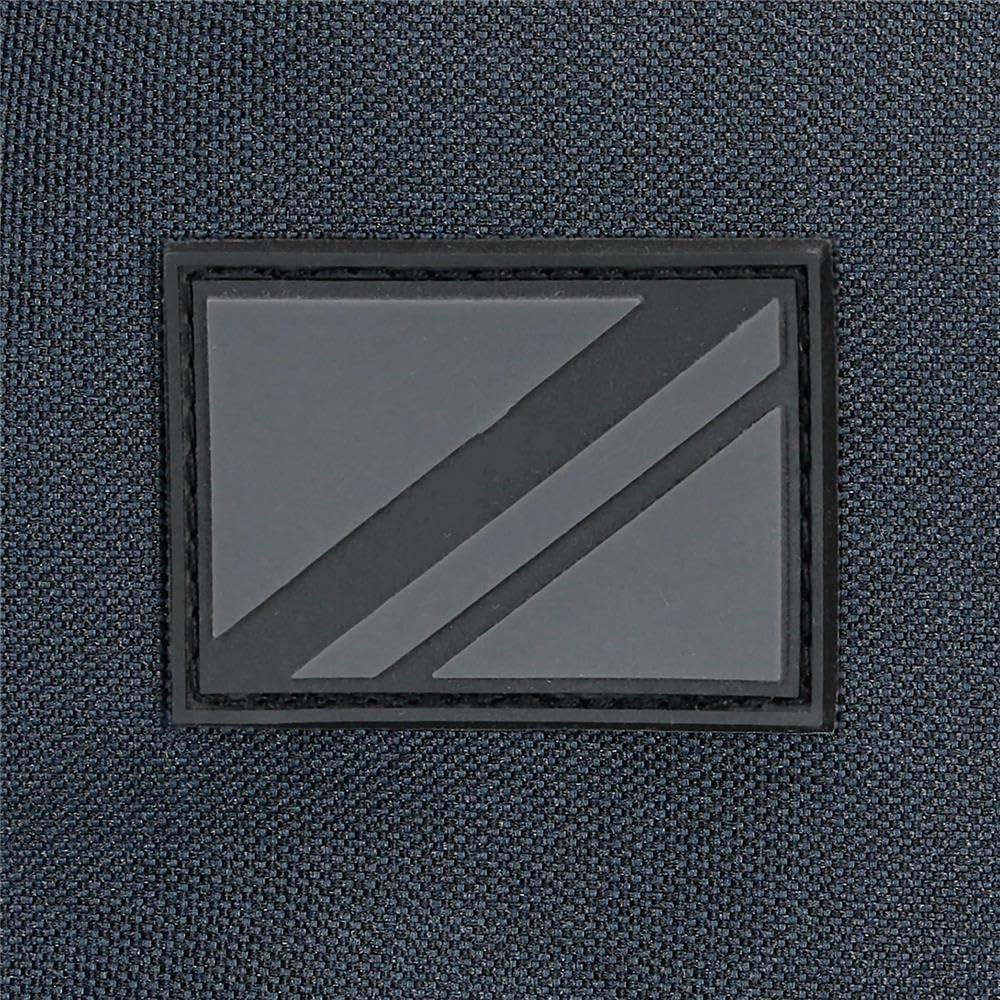 Rucsac școlar Pepe Jeans Cromwell, compartiment dublu, negru, 33 x 46 x 15 cm, poliester, 22.77 l, negru, Talla única, rucsac școlar cu compartiment dublu Rucsacuri si ghiozdane premium Naty Shop