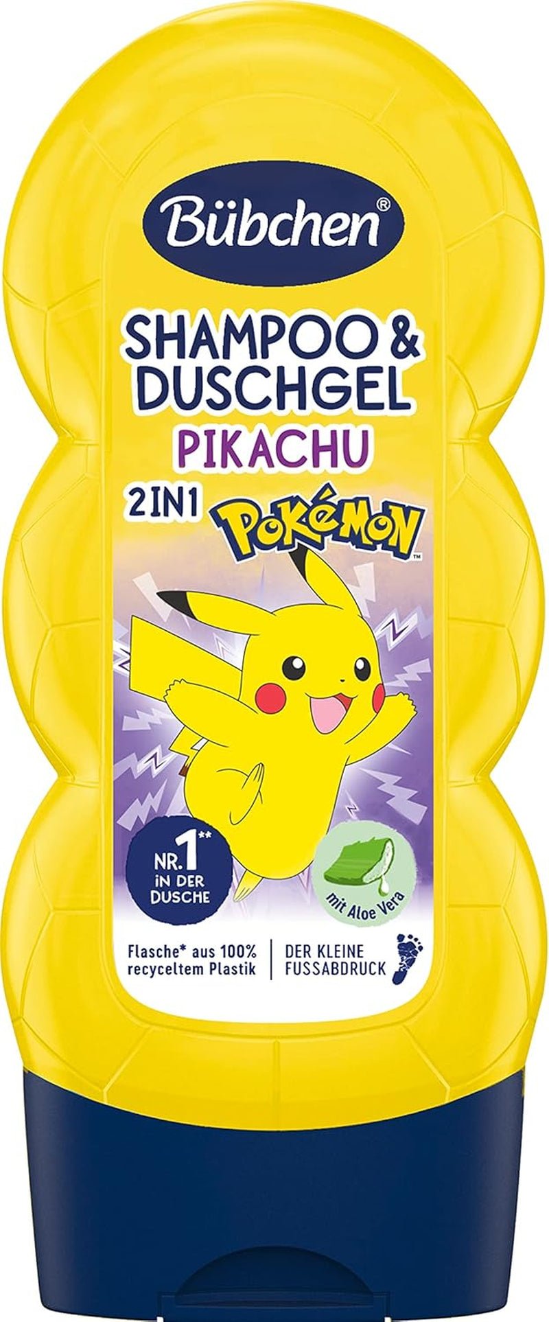 Șampon și gel de duș pentru copii, Pokémon Pikachu Edition, 230 ml (pachet de 3) Copii - Baie si Skincare Naty Shop 230 Ml (1 pachet)