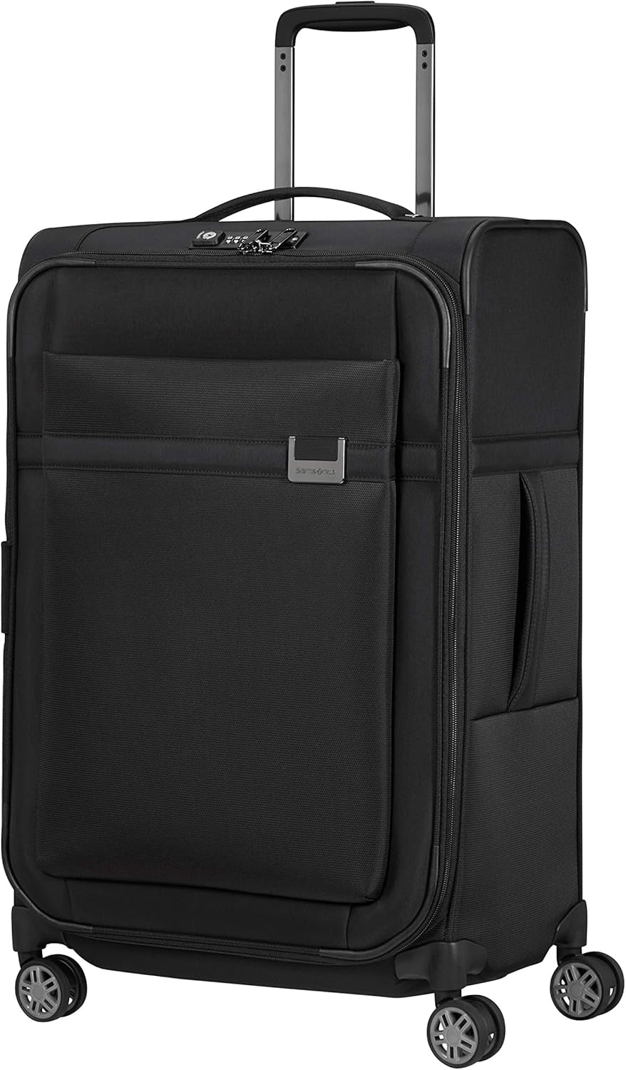 Samsonite Airea - Spinner L Expandable, Valiză, 78 cm, 111.5/120 L, Negru (Negru) Bagaje și echipament de călătorie Naty Shop Negru (negru) M (67 Cm - 73,5 L/ 81,5 L)