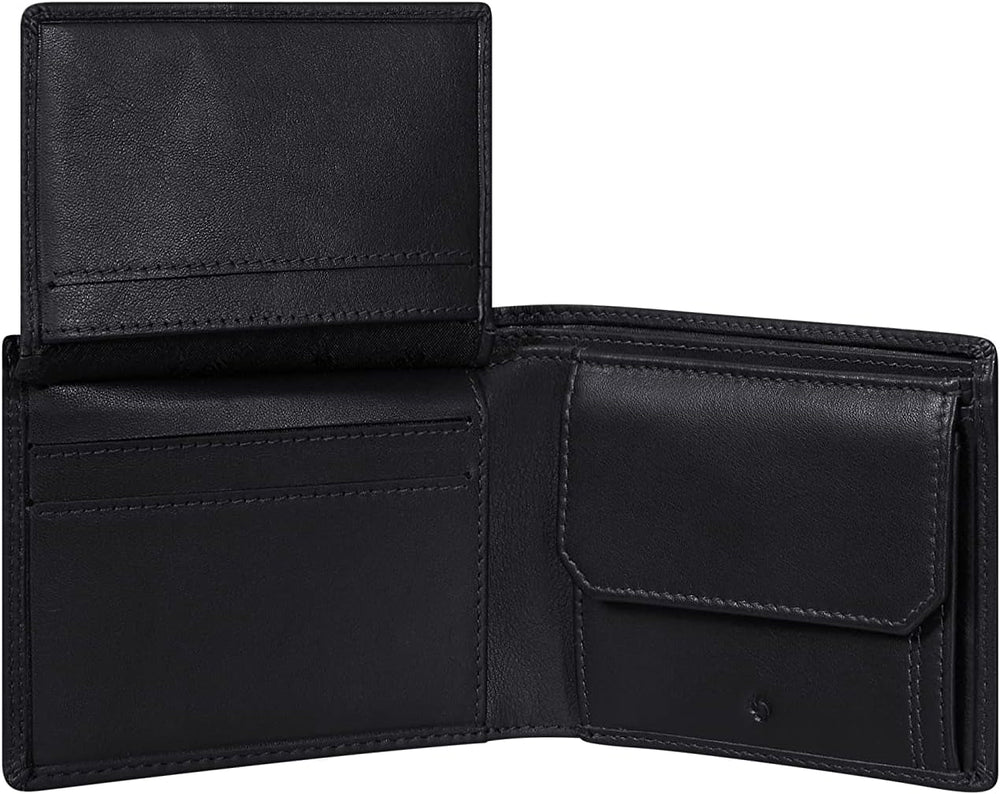 Samsonite Attack 2 SLG - Portofel, 10,5 cm, negru (negru) Portofel Barbati Naty Shop