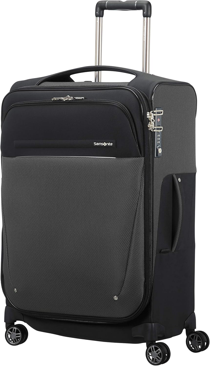 SAMSONITE B-Lite Icon - Spinner 71/26 expandabil 83L, 2.6 KG, albastru închis Bagaje și echipament de călătorie Naty Shop Negru (negru) M (63 Cm - 62 L)