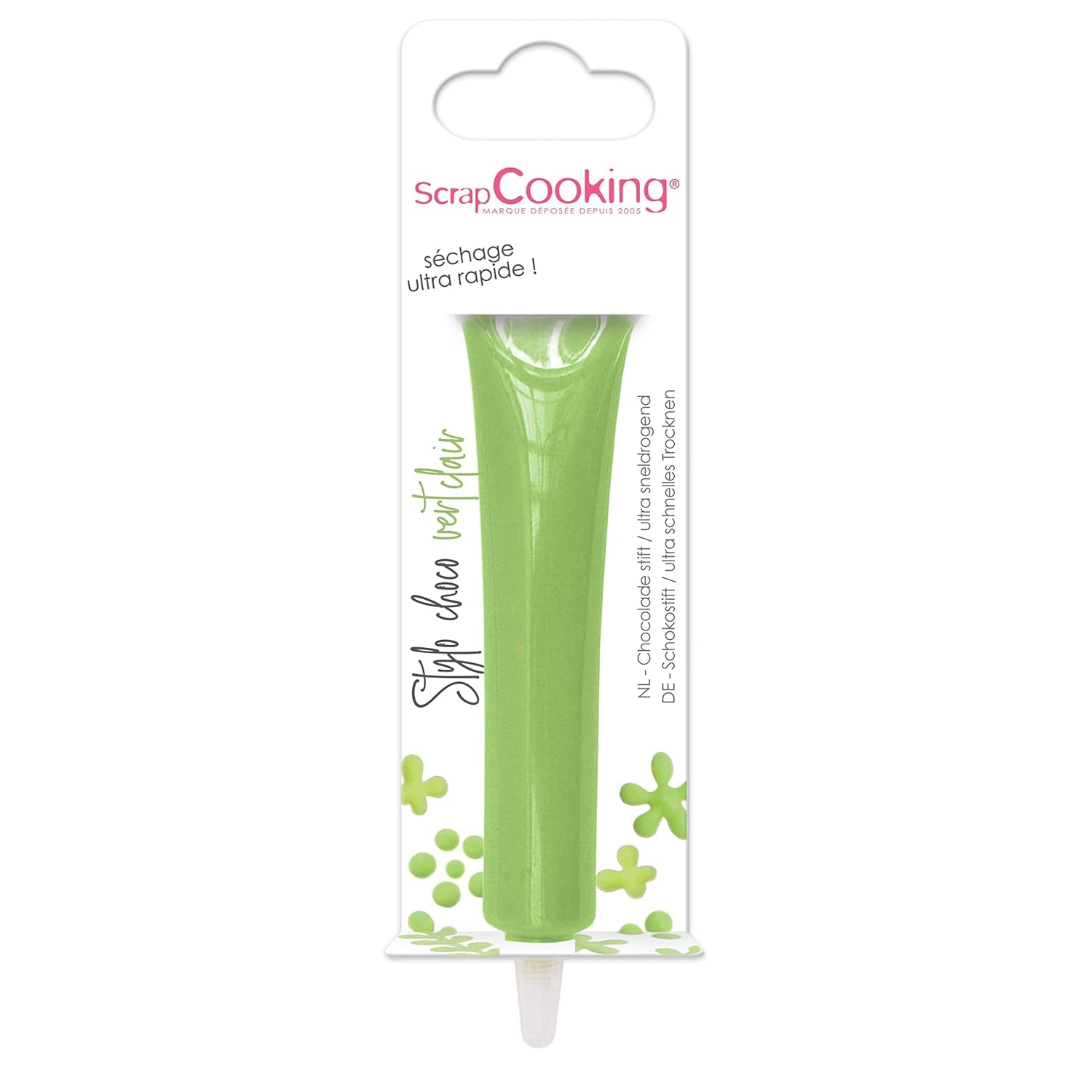 ScrapCooking - colorant alimentar, diverse culori, la tub pentru scriere, 25 grame Pasta de zahar Naty Shop Verde deschis Mic