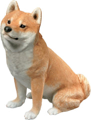 Sculptură, rășină, alb, mărime medie Statuete si sculpturi Naty Shop Dimensiune medie Shiba Inu