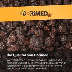 Sultane negre violet 1 kg | Struguri uscați | Fără semințe și fără zahăr | produse fără inginerie genetică | Potrivit pentru vegetarieni și vegani | Ideal pentru combinarea cu ciocolată | Produse deshidratate Naty Shop