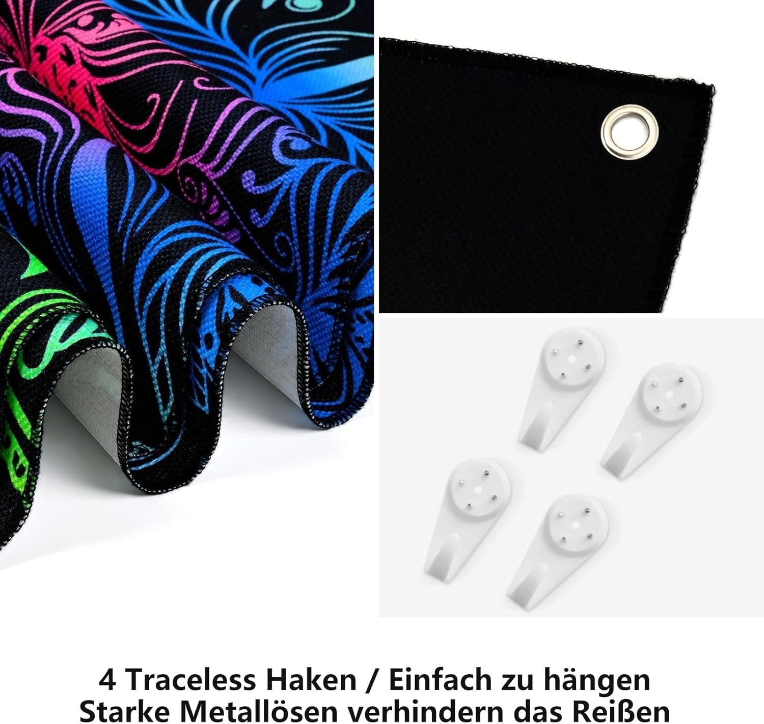 Tapiserie alishomtll pack mandala reactiv boemian vertical Casa - Accesorii si Decoratiuni Naty Shop