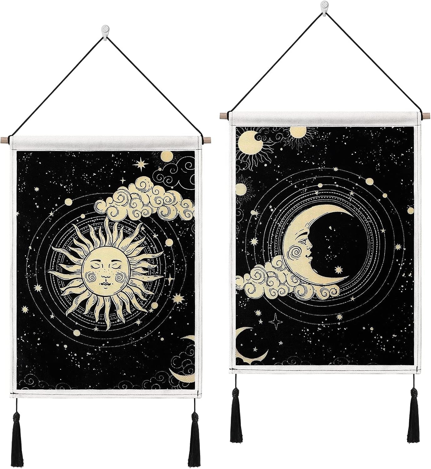 Tapiserie betylifoy bucati tapiserii mici paiete soare luna Casa - Accesorii si Decoratiuni Naty Shop Soare